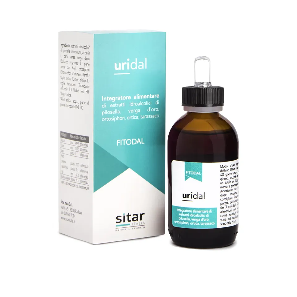 Sitar Fitodal UriDal gocce 50 ml drenaggio liquidi corporei
