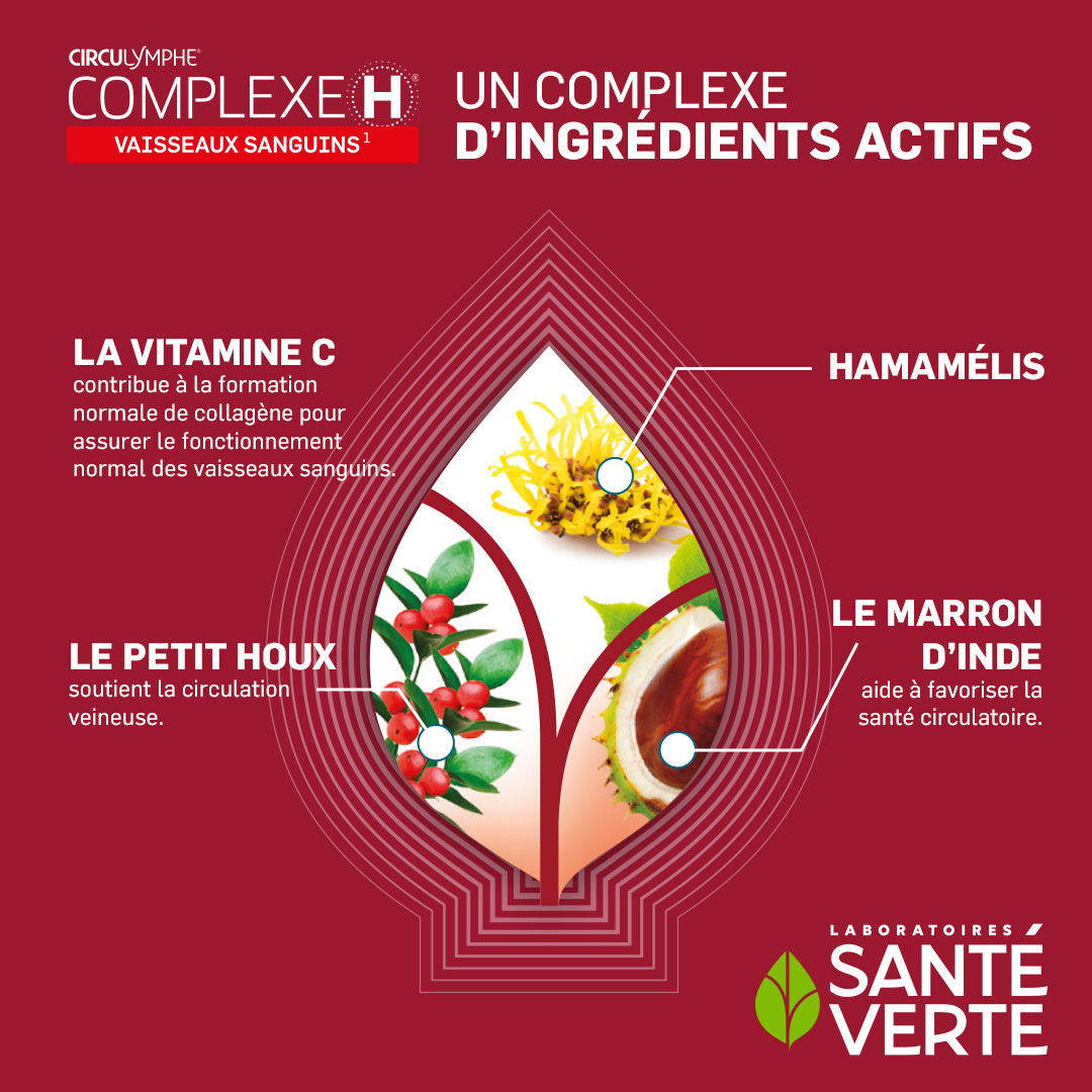 Santé Verte Circulymphe Complexe H integratore vene 60 compresse