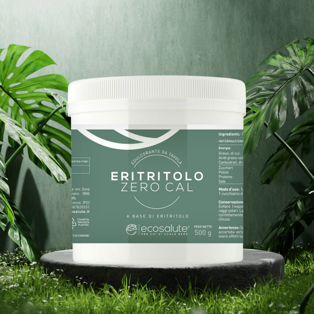 Spazio Ecosalute Eritritolo Zero Cal dolcificante 500 g zero calorie