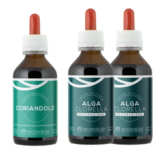 Spazio Ecosalute Chela Kit tinture clorella coriandolo