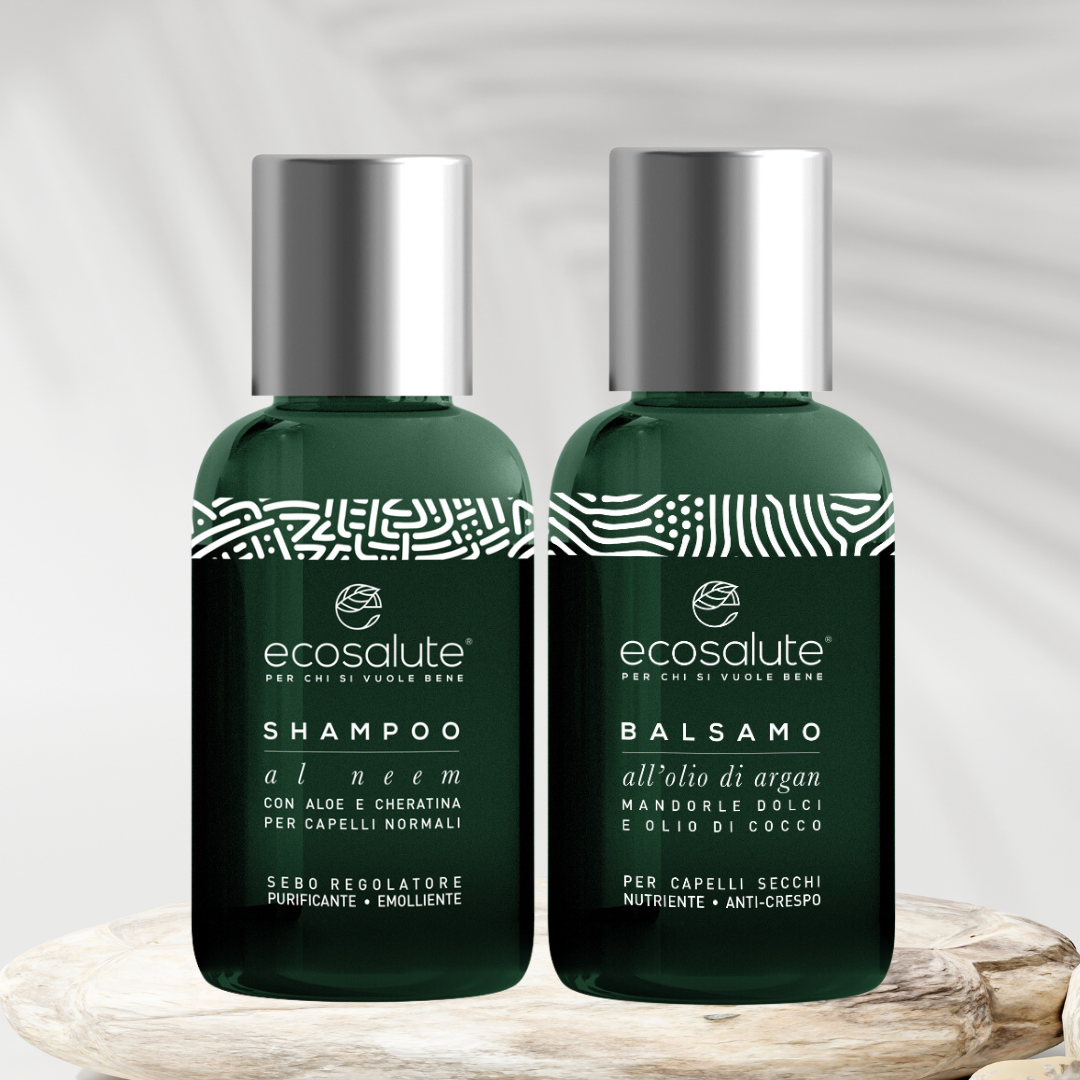 Spazio Ecosalute Cosmetica Pacchetto Raperonzolo Shampoo+Balsamo