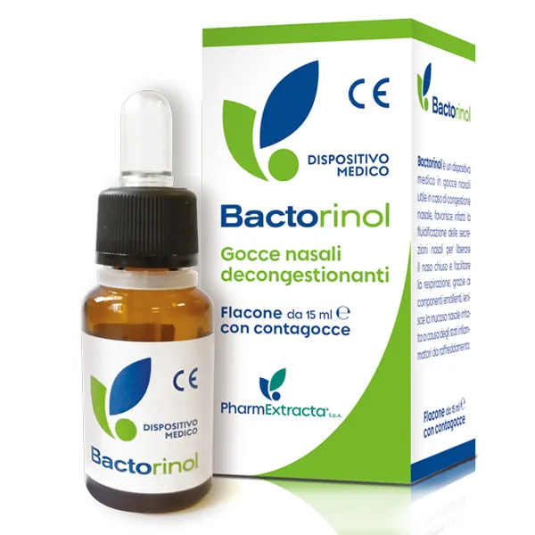 Igeakos ORL Bactorinol gocce nasali 15 ml olio di lentisco