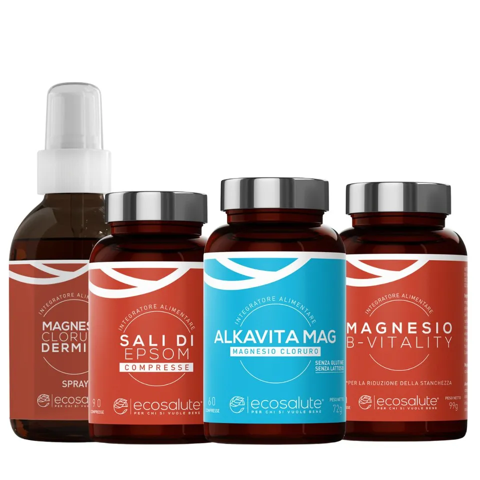 Spazio Ecosalute Magnesiomania Pacchetto kit magnesio 4 pezzi