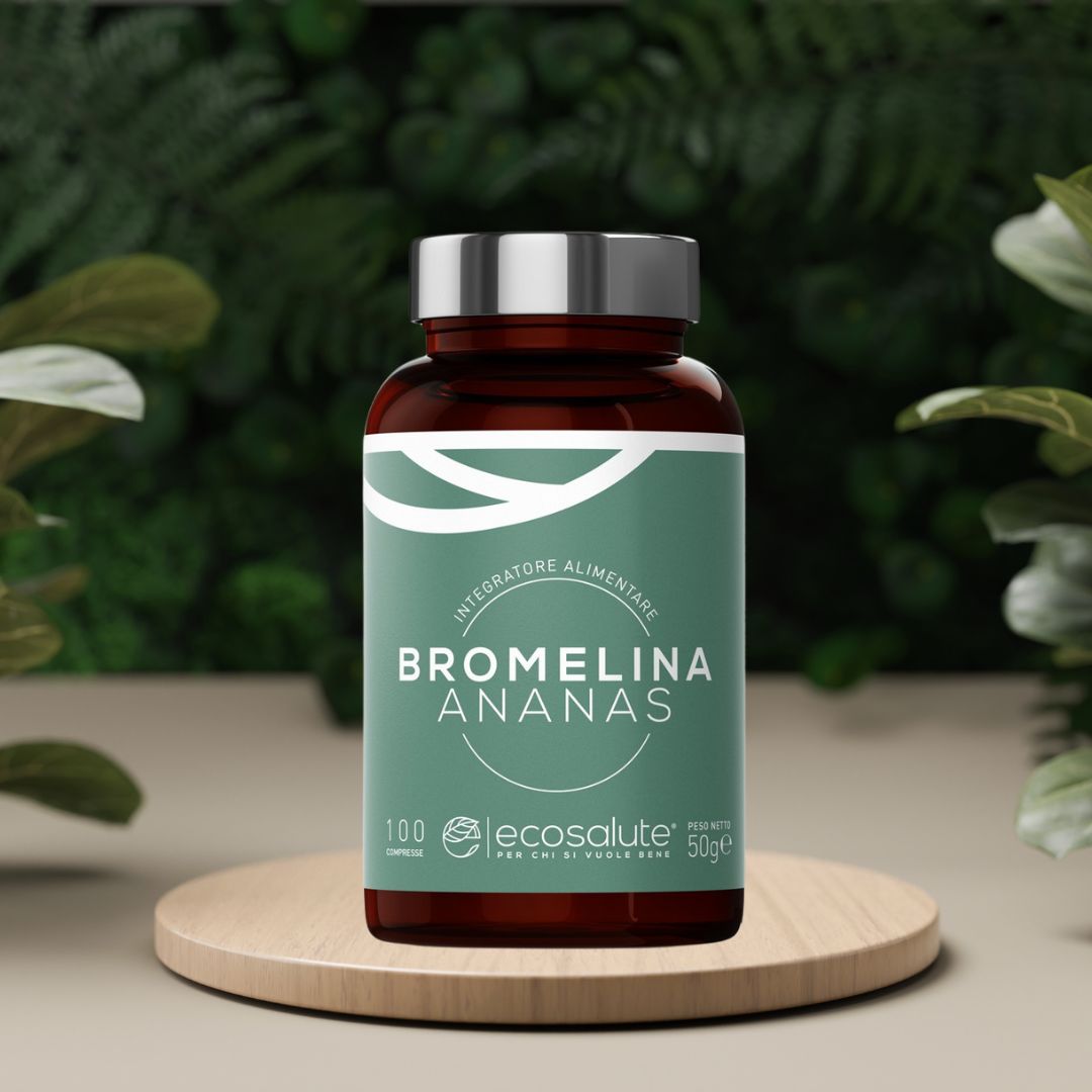 Spazio Ecosalute Bromelina Ananas integratore 100 compresse digestione