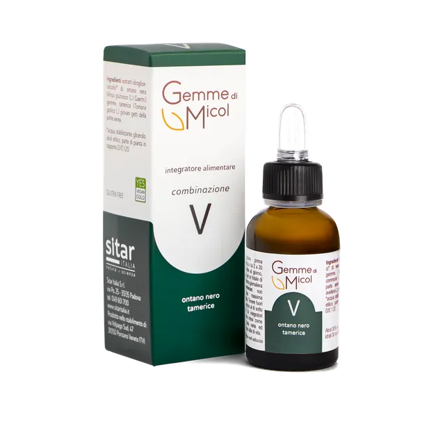 Sitar Gemme di Micol V gemmoderivato gocce 30 ml immunità