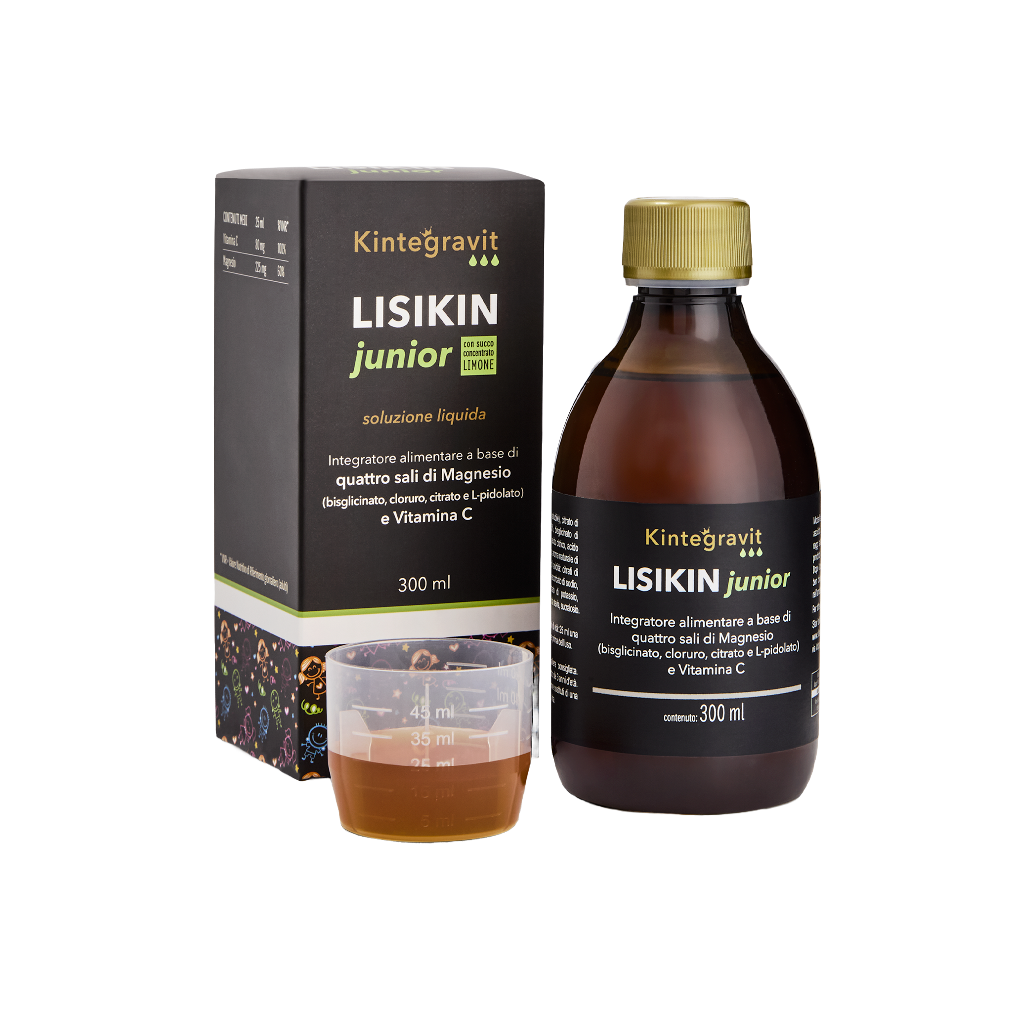 Sitar Kintegravit Lisikin Junior sciroppo 300 ml magnesio
