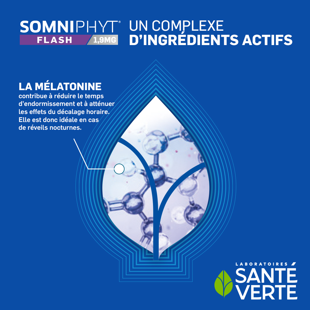 Santé Verte Somniphyt Flash 1,9 mg melatonina per sonno