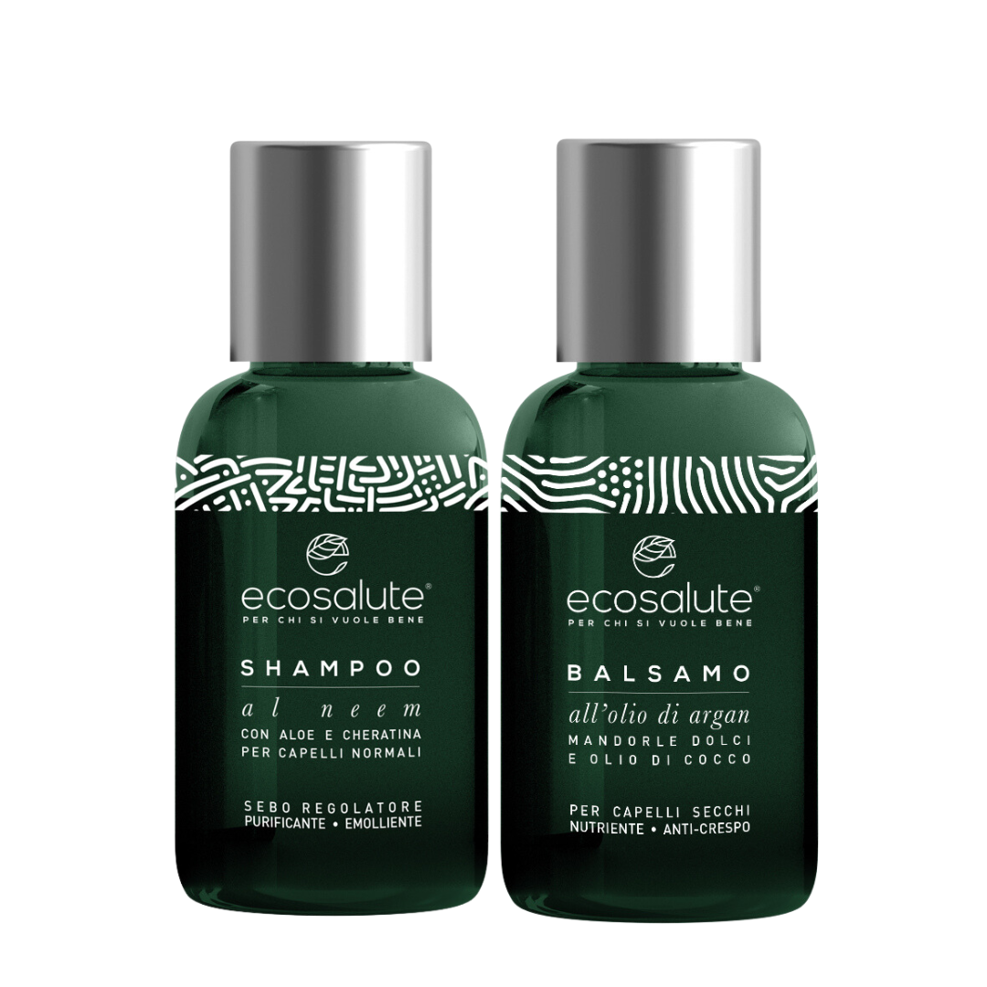 Spazio Ecosalute Cosmetica Pacchetto Raperonzolo Shampoo+Balsamo