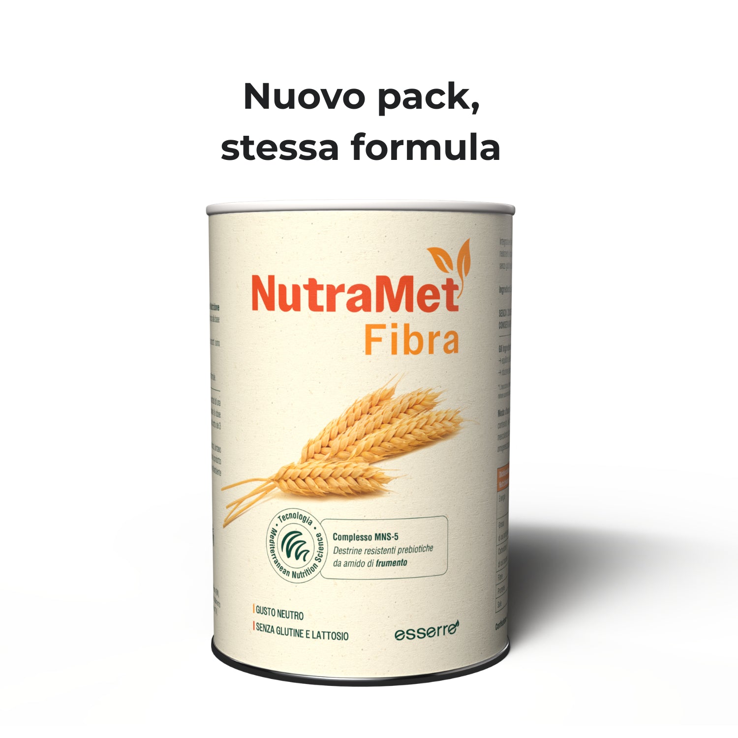Redulen NutraMet Fibra Integratore Barattolo 320g Senza Glutine