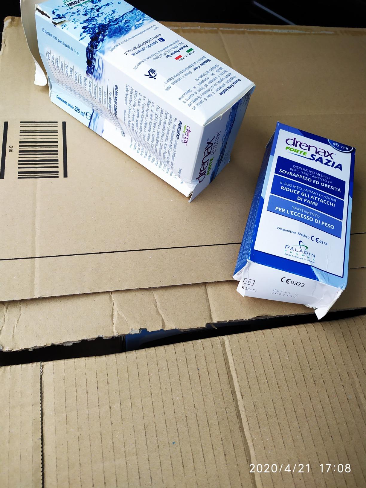 Drenax Forte Sazia dispositivo 45 capsule controllo peso