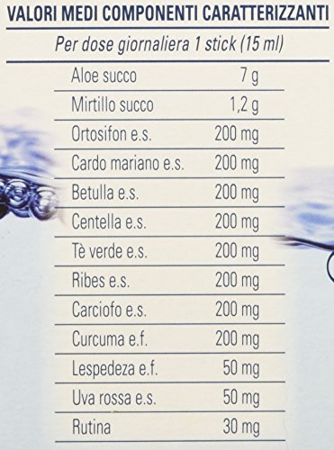 Drenax Forte Mirtillo Uva drenante 15 bustine stick