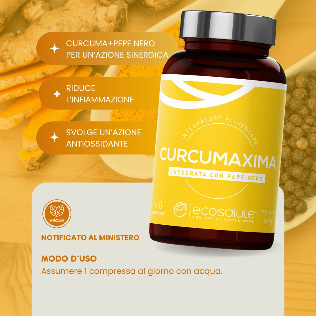 Spazio Ecosalute Curcumaxima Curcuma Compresse 100 cpr