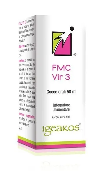 Igeakos FMC Vir 3 gocce 50 ml fitoterapiche senza glutine