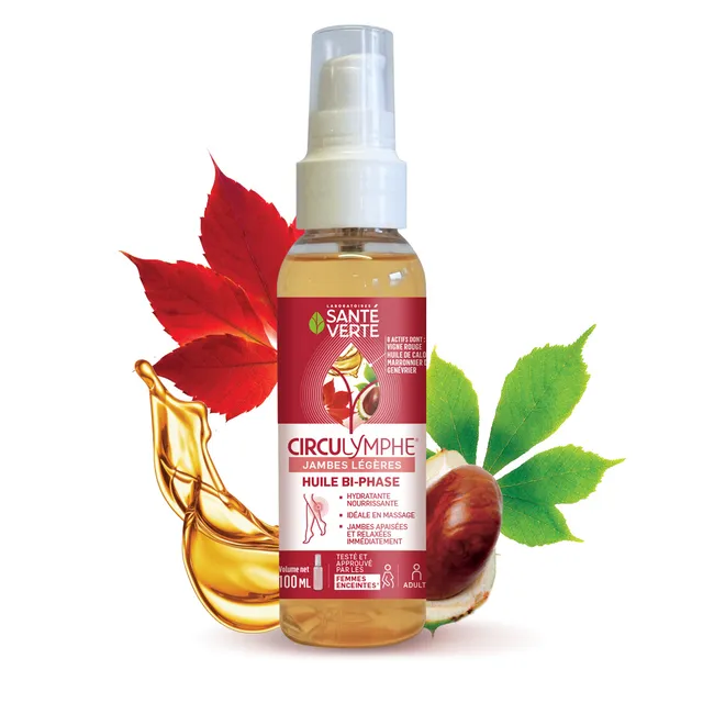 Santé Verte Circulymphe olio bifasico gambe leggere idratante