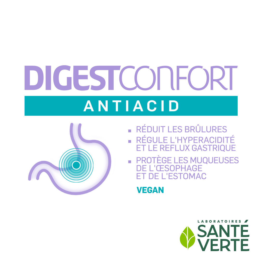 Santé Verte DigestConfort Antiacid compresse reflusso acidità