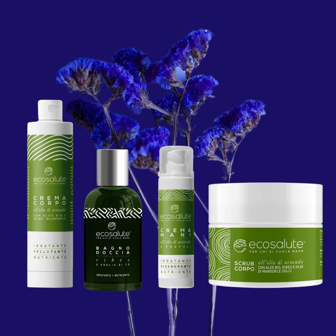 Spazio Ecosalute Cofanetto Brezza Marina set corpo avocado e mani
