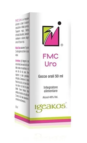 Igeakos FMC Uro gocce 50 ml vie urinarie senza glutine
