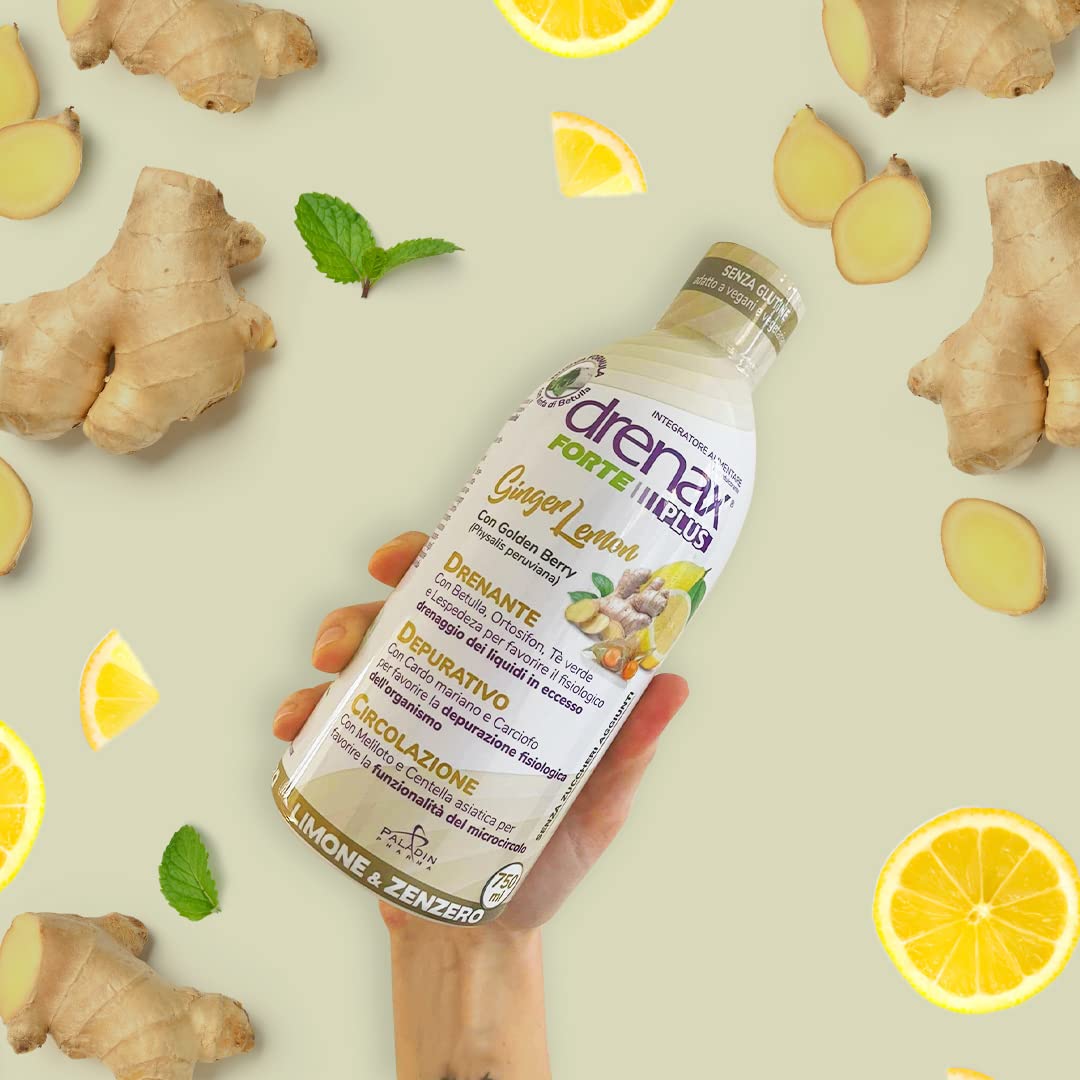 Drenax Forte Ginger&Lemon drenante 750 ml ritenzione