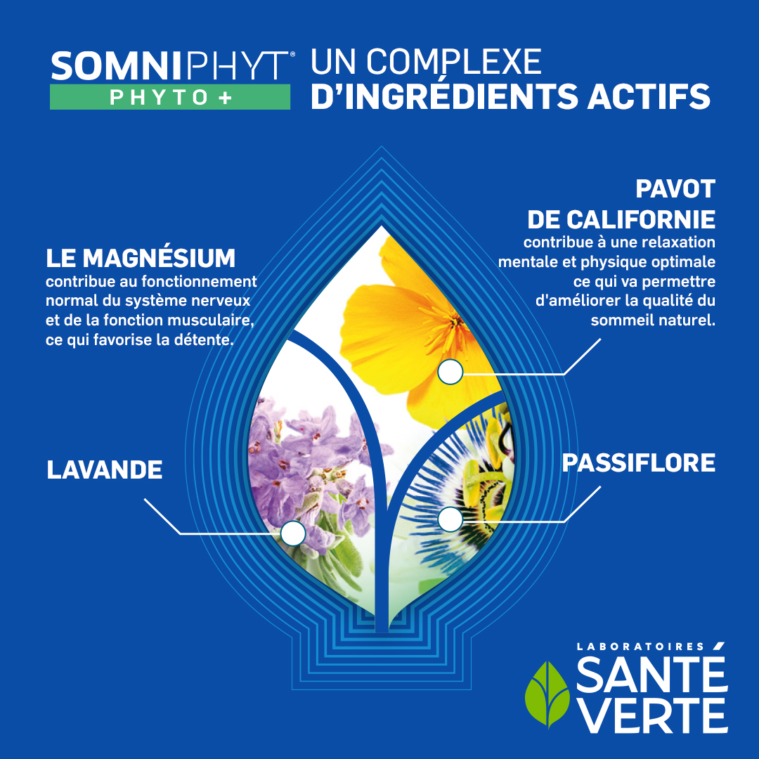Santé Verte Somniphyt Phyto+ integratore sonno senza melatonina