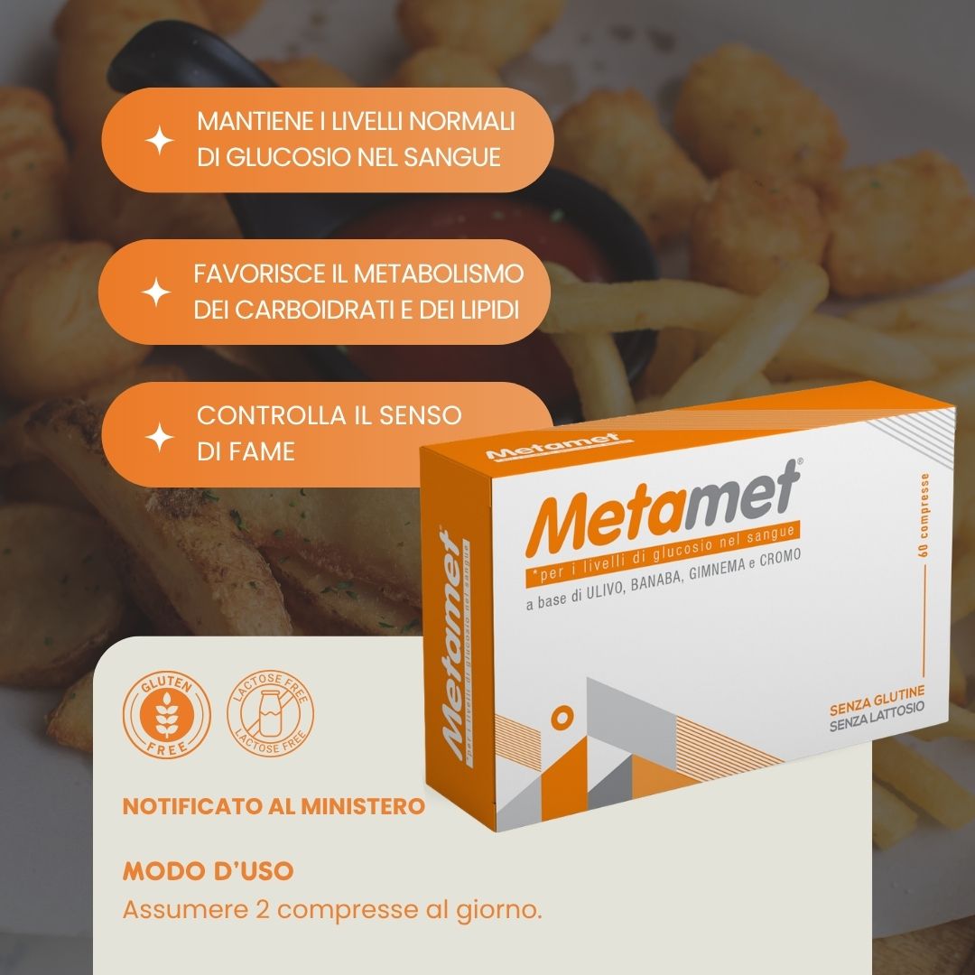 Spazio Ecosalute Metamet compresse glicemia con Gymnema e Banaba