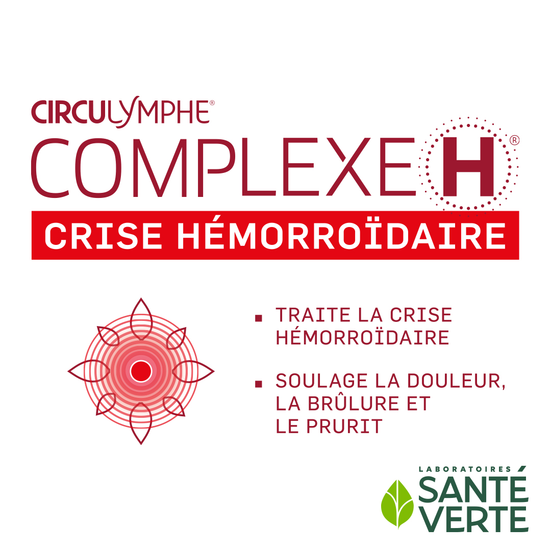 Santé Verte Circulymphe Complexe H supposte emorroidi